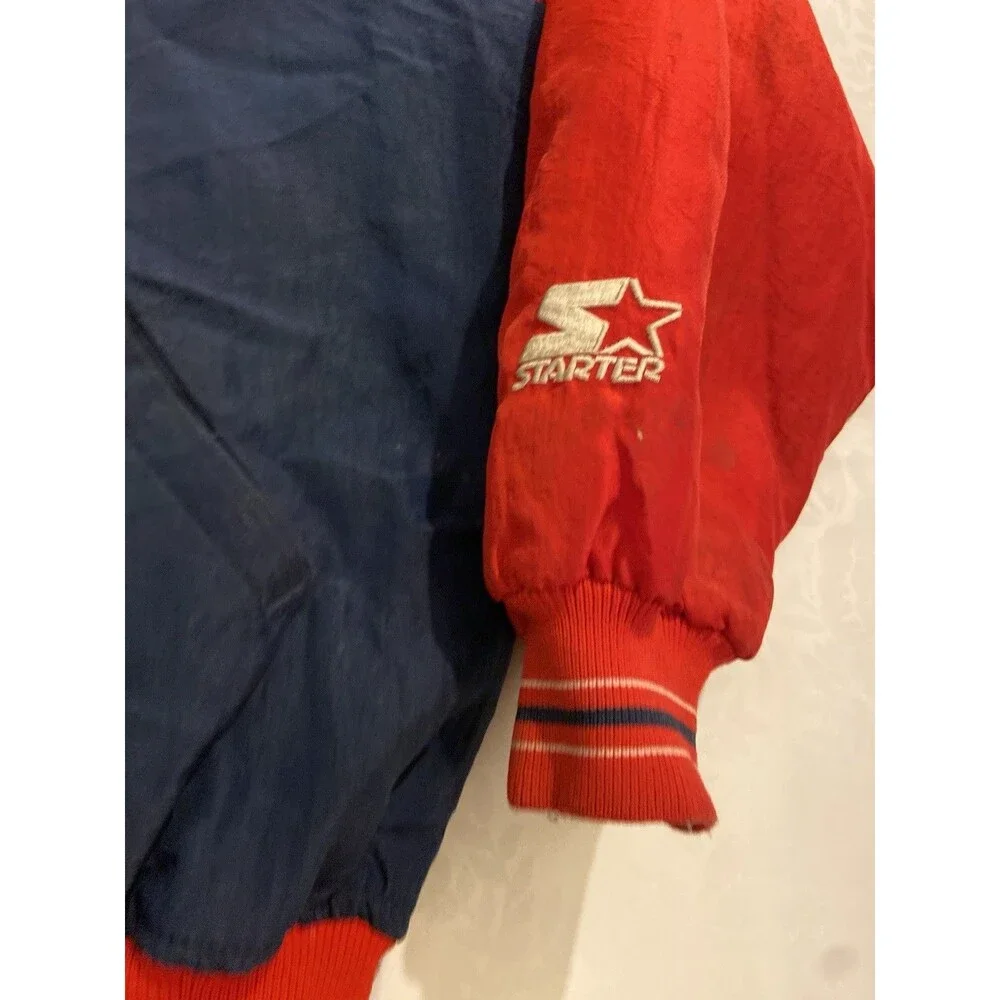 Cleveland Indians Starter Jacket Large MLB Diamond Collection Vintage *READ*